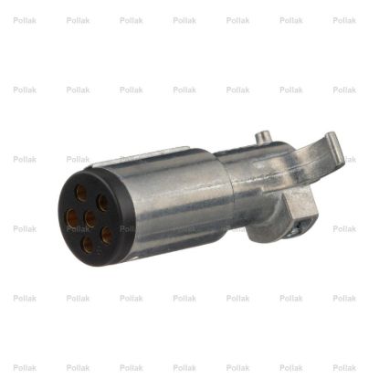 POLLAK 6 POLE ROUND PLUG W/O CABLEGUARD - 6P100V