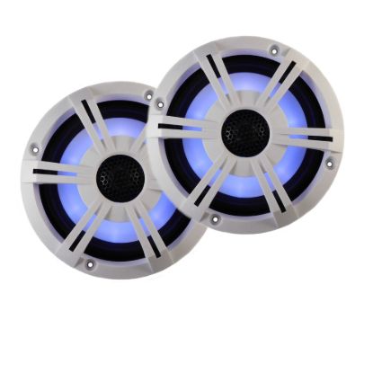 PQN ENTRPRIS 6.5  BT LED SPEAKER WHITE - RV652BTWLD