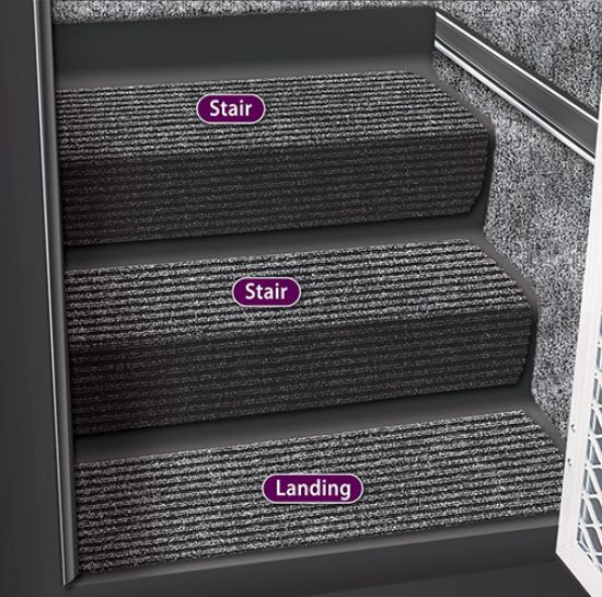 PRESTO FIT STEP HUGGERS-BLACK GRANIT - 51090
