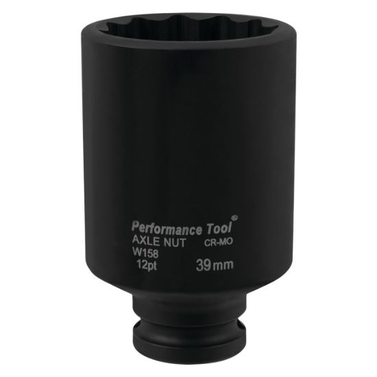 PERFORM TOOL AXLE NUT SOCKET 39MM - W158