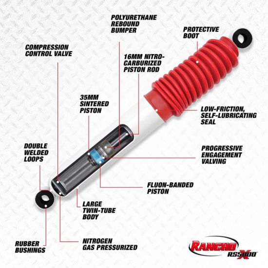 RANCHO RS5000X SHOCK - RS55222
