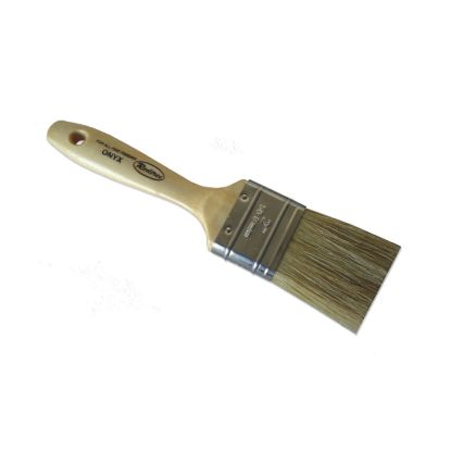 REDTREE IND ONYX PAINT BRUSH (WHITE BRISTLE - F - 12013