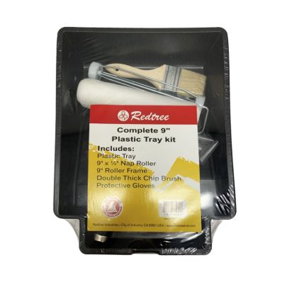 REDTREE IND 9' DELUXE BOTTOM PAINT SET W/PLASTI - 35022