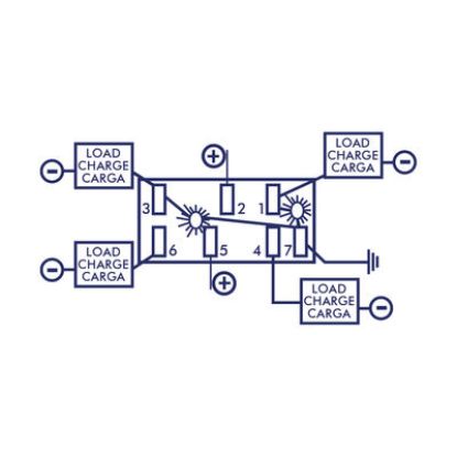 SIERRAMARINE ROCKER SWITCH - RK195401