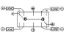 SIERRAMARINE ROCKER SWITCH  HALO DPST  BLUE HALO - RK40660B