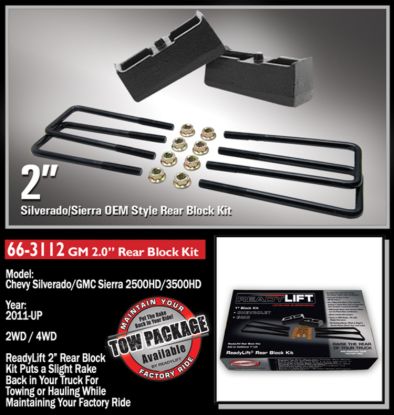 READYLIFT GM 2500 HD 2' BLOCK KIT - 663112