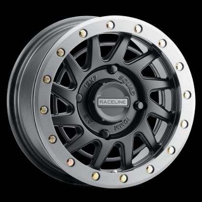RACELINE SQUAD SATIN BLACK W/ GUNMETAL RING - 2BG5703710