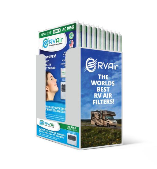 RV AIR INC. DISPLAY BOX FOR AC 105G FILTERS - BOXAC105G