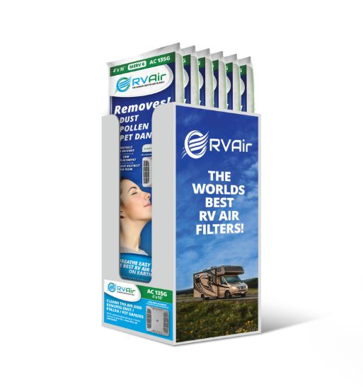 RV AIR INC. DISPLAY BOX FOR AC 135G FILTERS - BOXAC135G