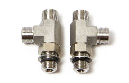 SEASTAR ORB FITTING KIT  VERTICAL TEE  SS - HF6006