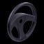 SEASTAR WHEEL ACE (13 ) BLACK PLASTIC - SW59691P