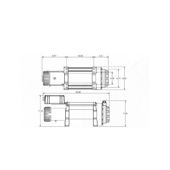 SUPERWINCH 18 000 LBS.  12 VDC  7/16 IN X 85 F - 1518000