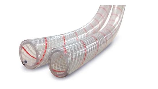 SIERRAMARINE 1/2' CLR PVC W/RED TRACER 250'-SP - 161620120S