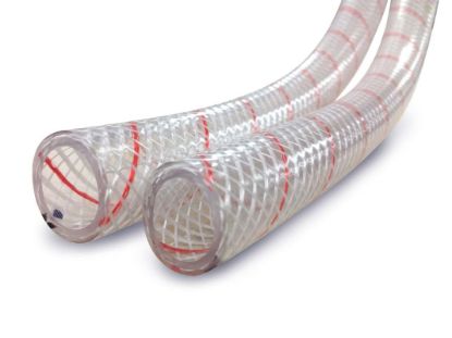 SIERRAMARINE 5/8' CLR REINF PVC W/RED TRACER 50' - 161620586