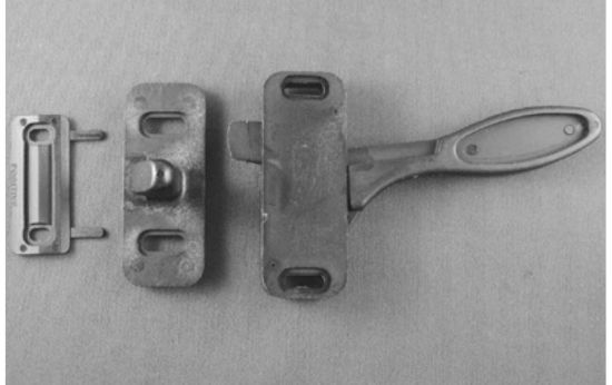 STRYBUC SCREEN DOOR LATCH-RIGHT H - 17180RHBC