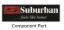 SUBURBAN MFG KIT PIEZO/KNOB BK - 521204