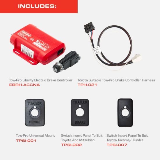 REDARC TOW-PRO LIBERTY COMPLETE TOYOTA KIT - CIKTPNA004