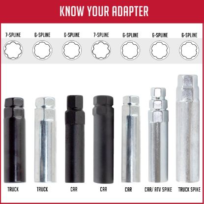 REVOLUTION LUG ADPTER 7 SPLINE TRUC - 114977