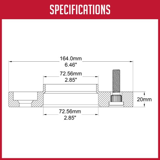 REVOLUTION 5X120 M20 66.90 M14 - 5120HAA669