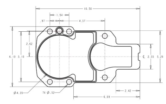 SIERRAMARINE OUTDRIVE MOUNTING GASKET - 182743
