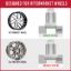 REVOLUTION LUG NUT 6 SPLINE CAR  1.3 - 641145BLK