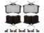 R/M BRAKES BRAKE PAD SET - EHT1017H