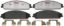 R/M BRAKES BRAKE PAD SET - EHT1070H