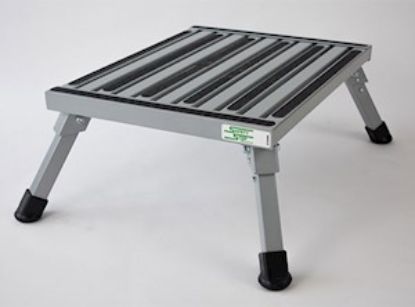 SAFETY STEP LG. FOLDING STEP  SILVER - F08CS