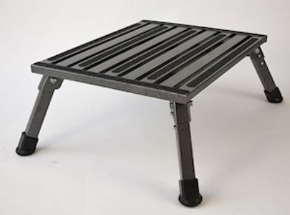 SAFETY STEP LG. FOLDING STEP SILVER V - F08CV