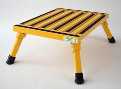 SAFETY STEP LG. FOLDING STEP  YELLOW - F08CY