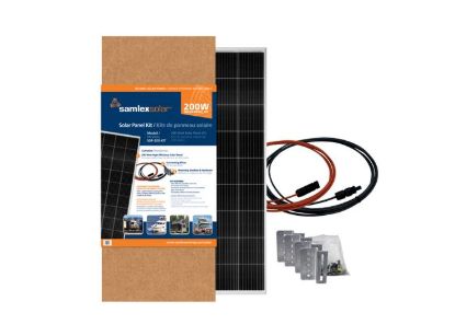 SAMLEX AMER 200 WATT SOLAR PANEL KIT - SSP200KIT