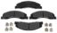 R/M BRAKES BRAKE PAD SET - MGD1307MH