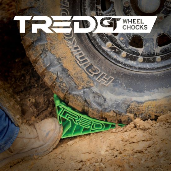 RHINO RACK TRED GT BLACK WHEEL CHOCK - TGTWCBK