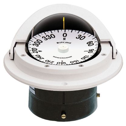 RITCHIE NAVI COMPASS  FLUSH MNT  3' DIAL  WHITE - F82W