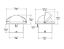 RITCHIE NAVI COMPASS FLUSH MNT 3.75'DIAL BLACK - SS1002