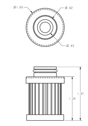 SIERRAMARINE FUEL FILTER - 1879799