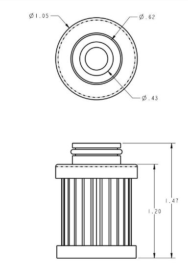 SIERRAMARINE FUEL FILTER - 1879799