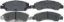 R/M BRAKES BRAKE PAD SET - SGD1363C