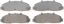 R/M BRAKES BRAKE PAD SET - SGD679C