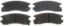 R/M BRAKES DISC BRAKE PAD SET - SGD714C