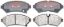 R/M BRAKES DISC BRAKE PAD SET - SGD753M