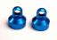TRAXXAS SHOCK CAPS (BLUE) (2)FOR STD A - 2760