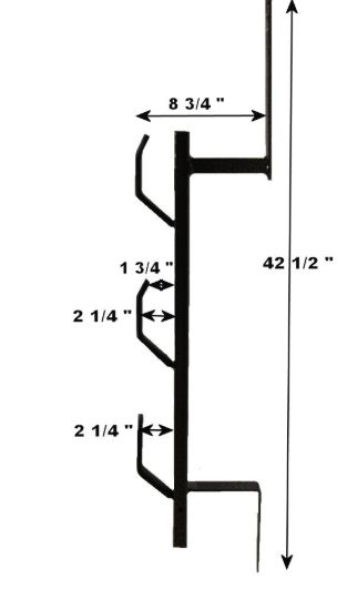 RACK'EM MFG 3 PLACE TRIMMER RACK - RA5