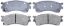 R/M BRAKES DISC BRAKE PAD SET - SGD893C