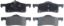 R/M BRAKES DISC BRAKE PAD - SGD935M