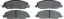 R/M BRAKES BRAKE PAD SET - SP1081XPH