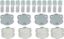 R/M BRAKES BRAKE PAD SET - SP1185AXPH