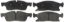 R/M BRAKES BRAKE PAD SET - SP1455PS