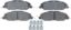 R/M BRAKES BRAKE PAD SET - SP1463XPH