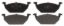 R/M BRAKES BRAKE PAD SET - SP768EU